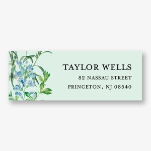 Bluebell Salon Return Address Label