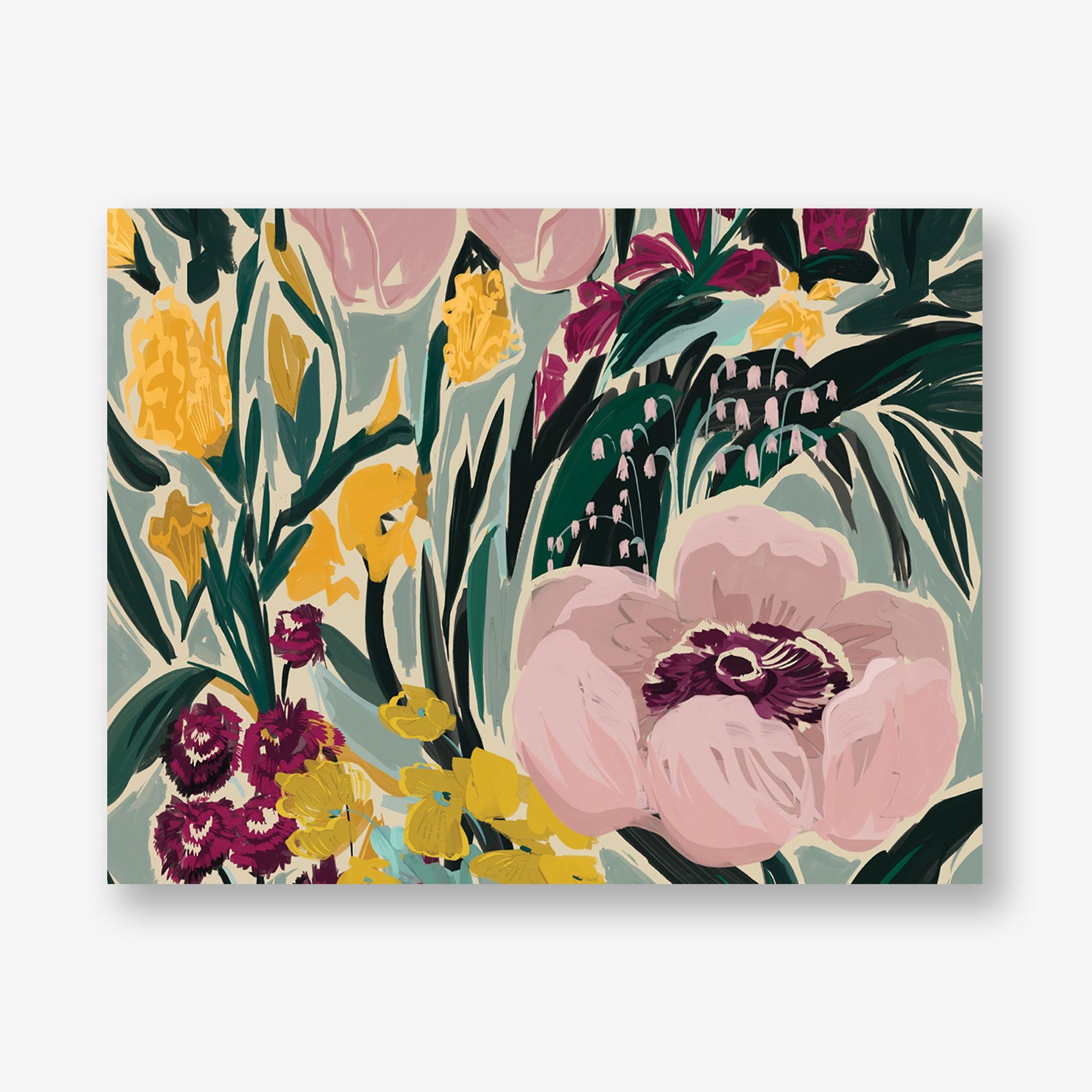 Moody Florals Foil Bat Mitzvah Information - Image 2