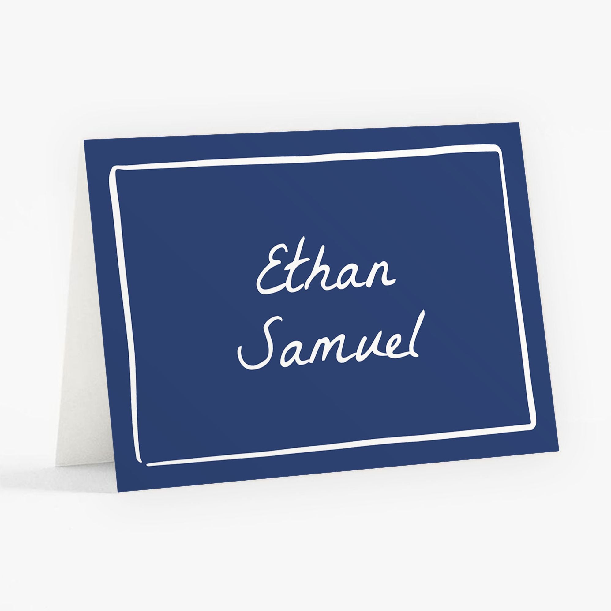 Hand Drawn Border Bar Mitzvah Stationery - Image 4