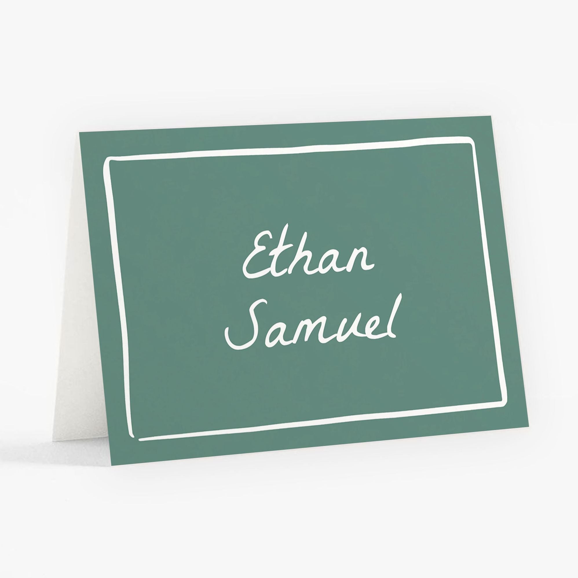Hand Drawn Border Bar Mitzvah Stationery - Image 2