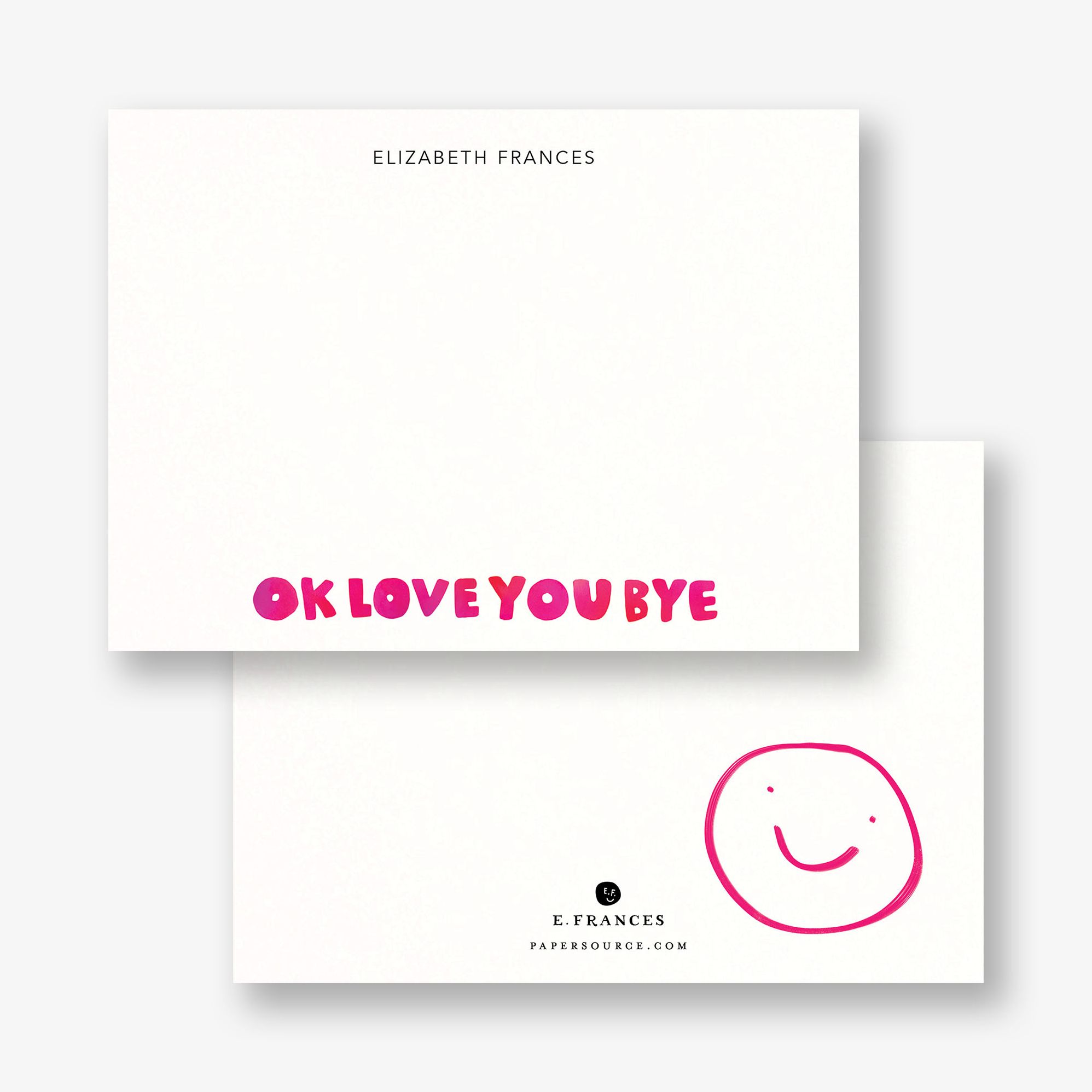 Ok Love You Bye Stationery - Image 3