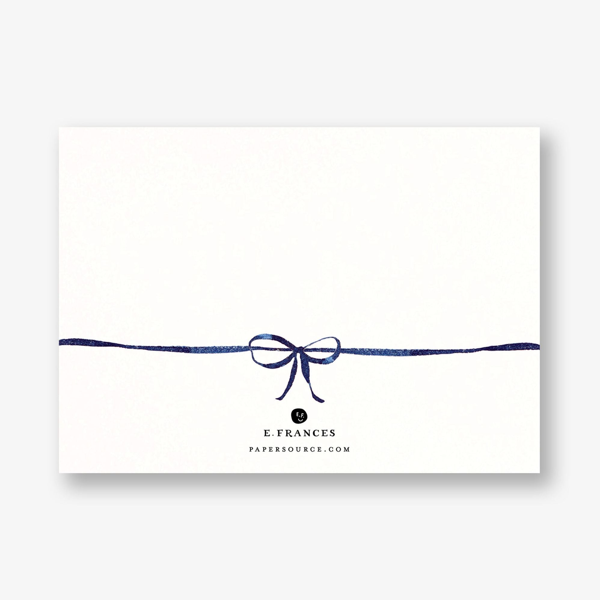 Navy Bow Stationery - Image 2