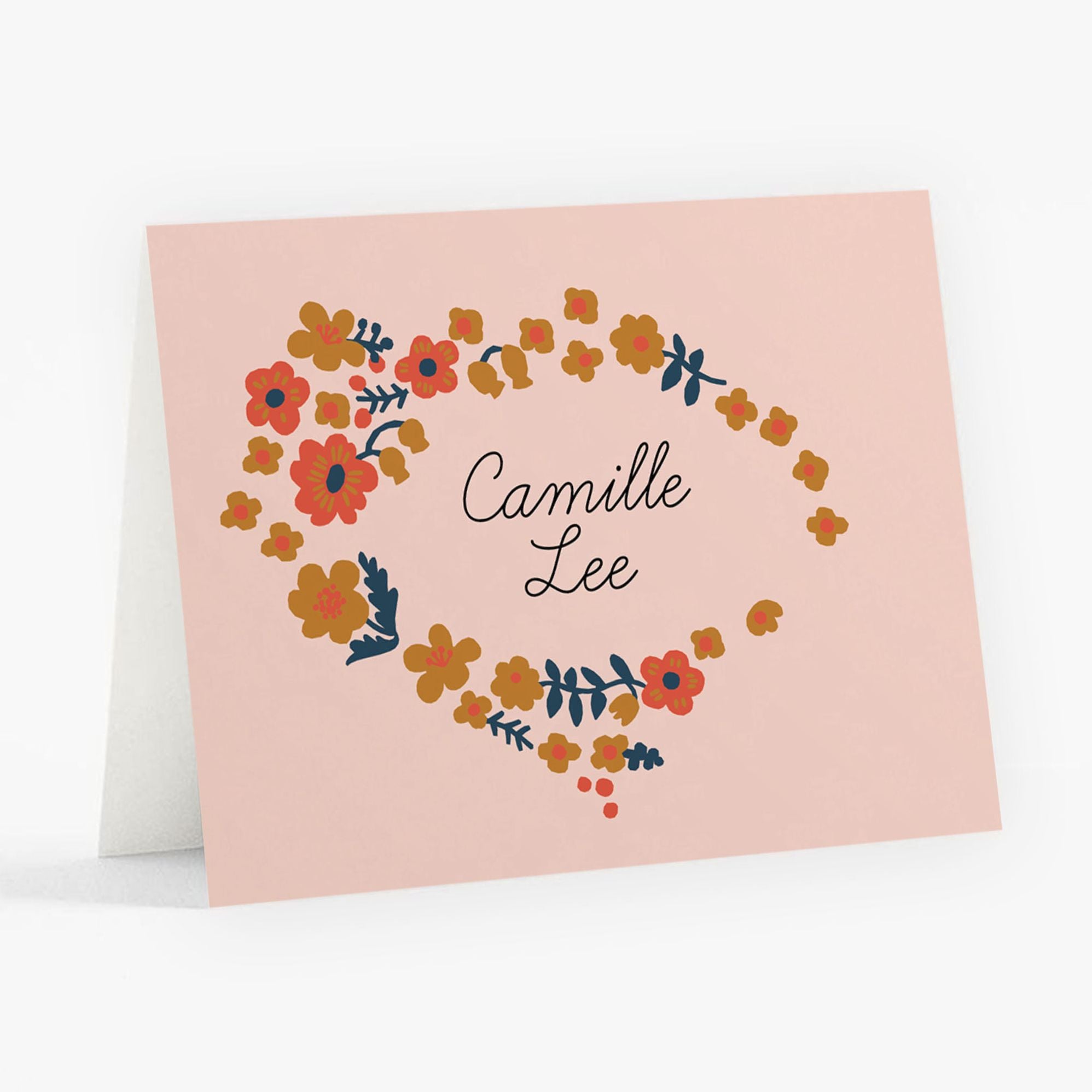 Ditzy Garden Custom Folded Stationery - Image 2