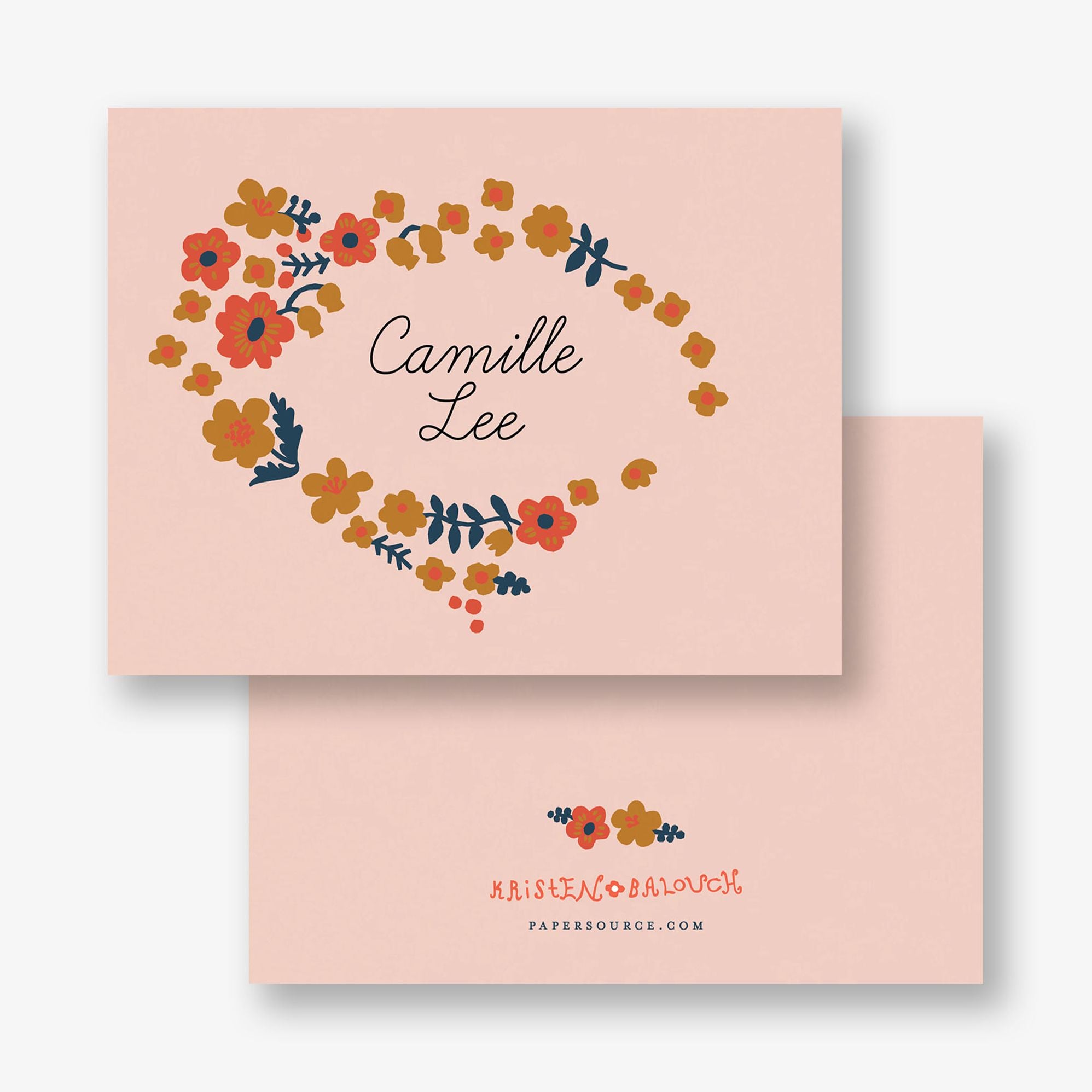 Ditzy Garden Custom Folded Stationery - Image 3