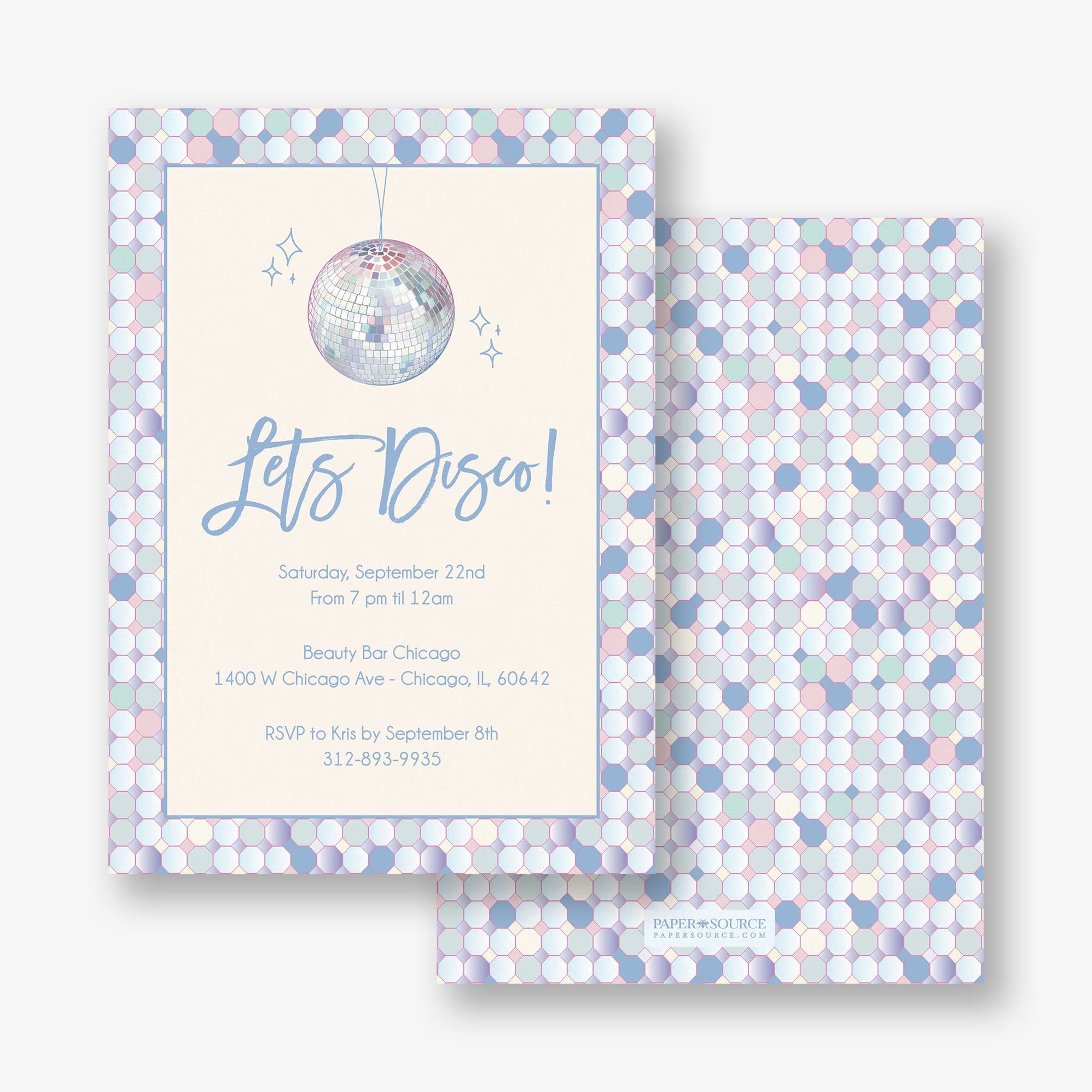 Disco Ball Frame Party Invitation - Image 3