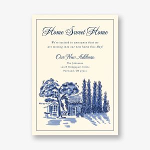 Toile Countryside Moving Announcement