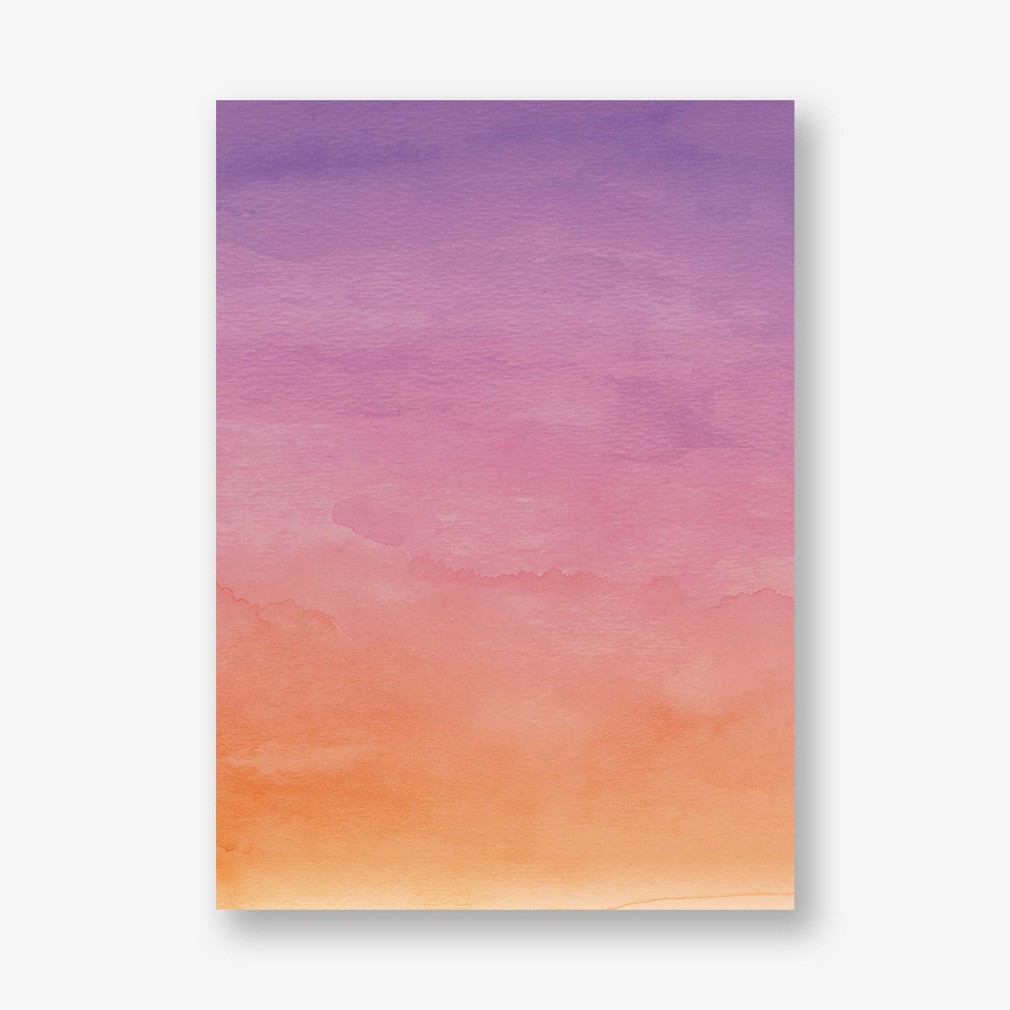 Sunset Watercolor Memorial Card - Image 4