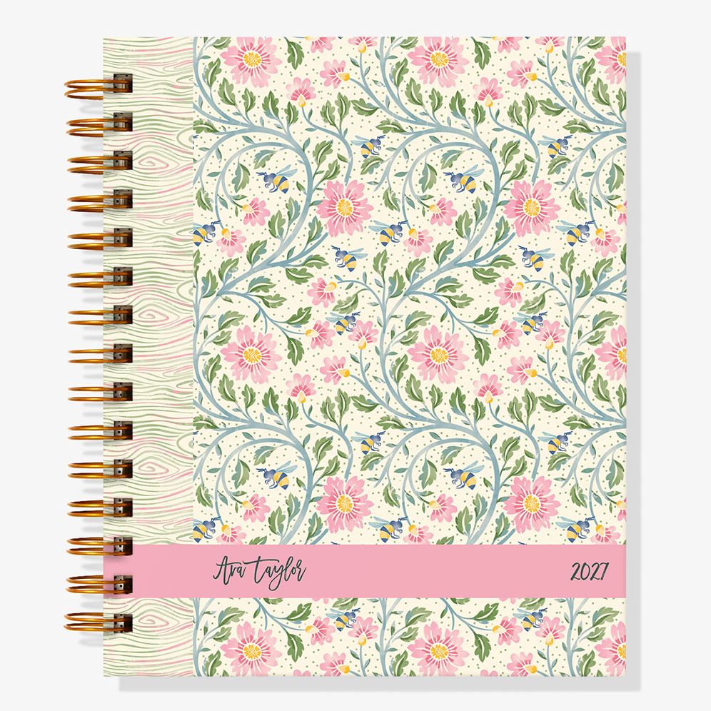 Sundar Bee Garden 12-Month Custom Planner