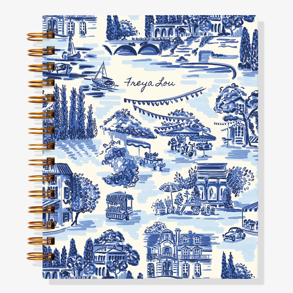 French Toile 12-Month Custom Planner
