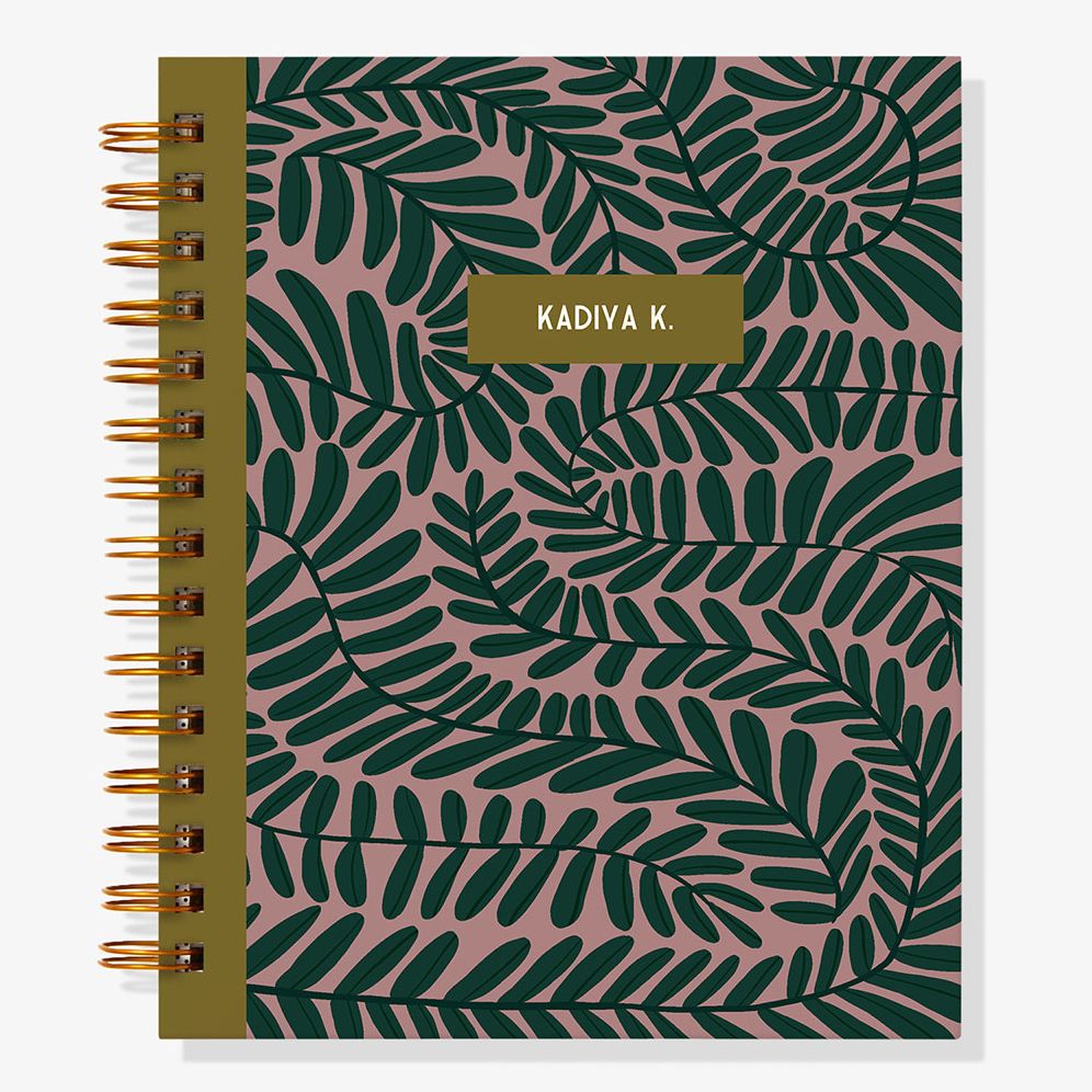 Ferns 12-Month Custom Planner