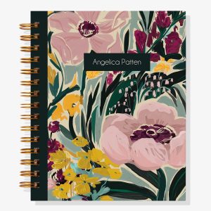 Moody Floral 12-Month Custom Planner