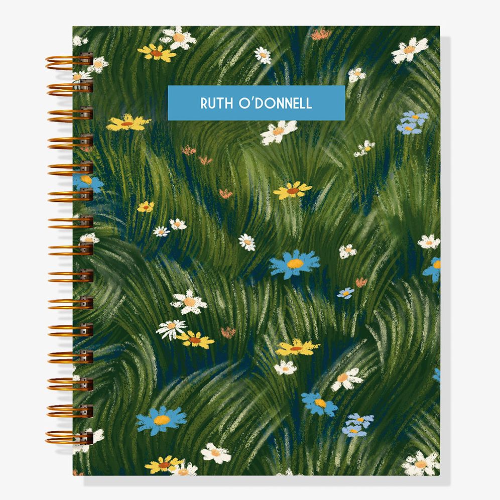 Grass Field 12-Month Custom Planner