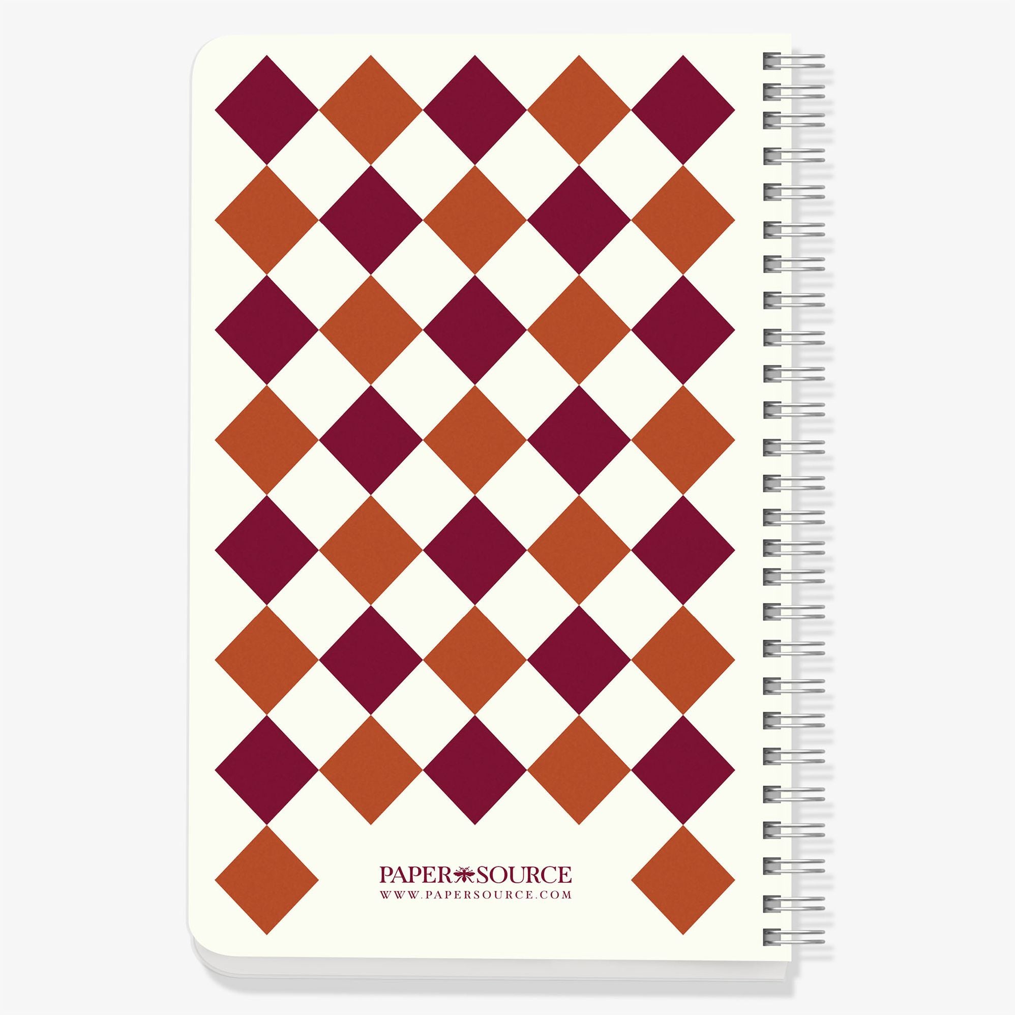 Colorblock Diamond Check Custom Journal - Image 6