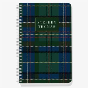Tartan Plaid Custom Journal