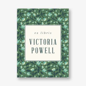 Scattered Stems Adhesive Bookplates