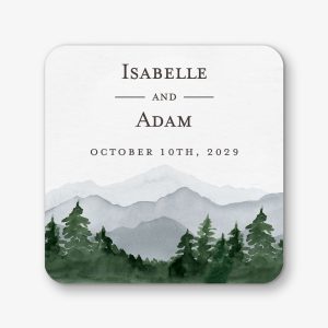 Sierra Square Custom Coasters