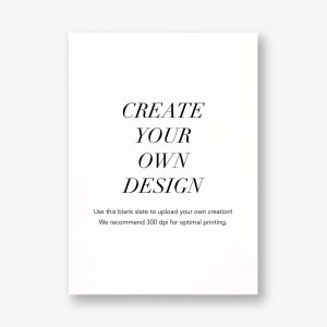 A6 Vertical Design - Upload Your Own