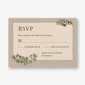 Moody Dahlias Response Card