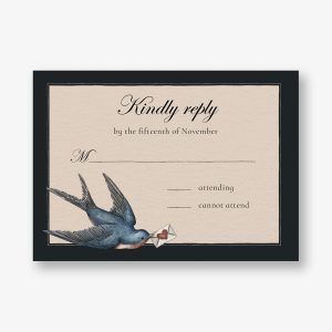 Tulips and Swallows Response Card