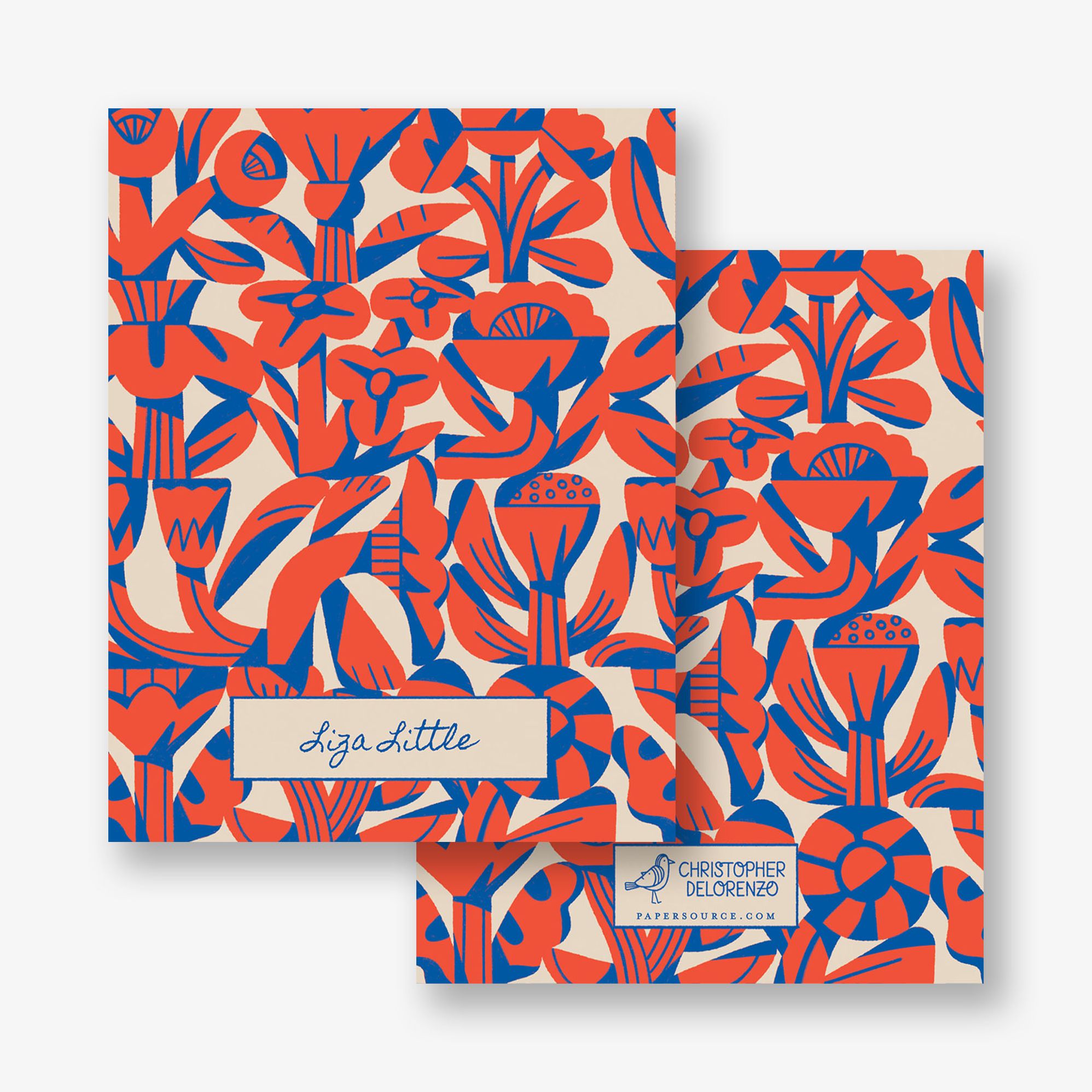 Flower Block Folded Stationery - Image 2