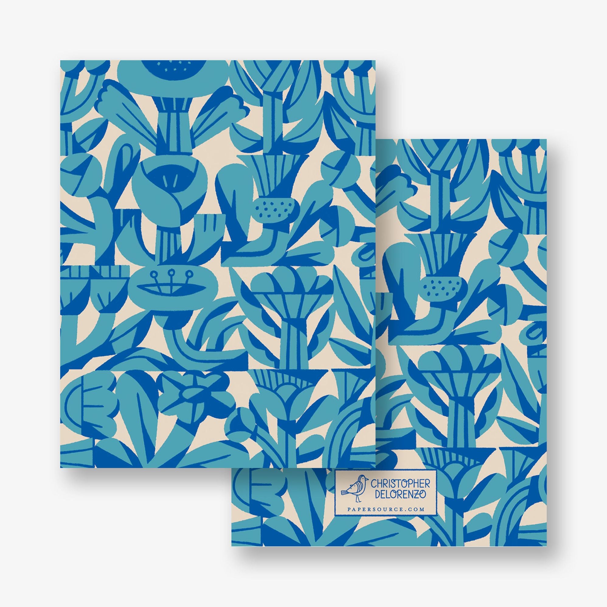Flower Block Folded Stationery - Image 3