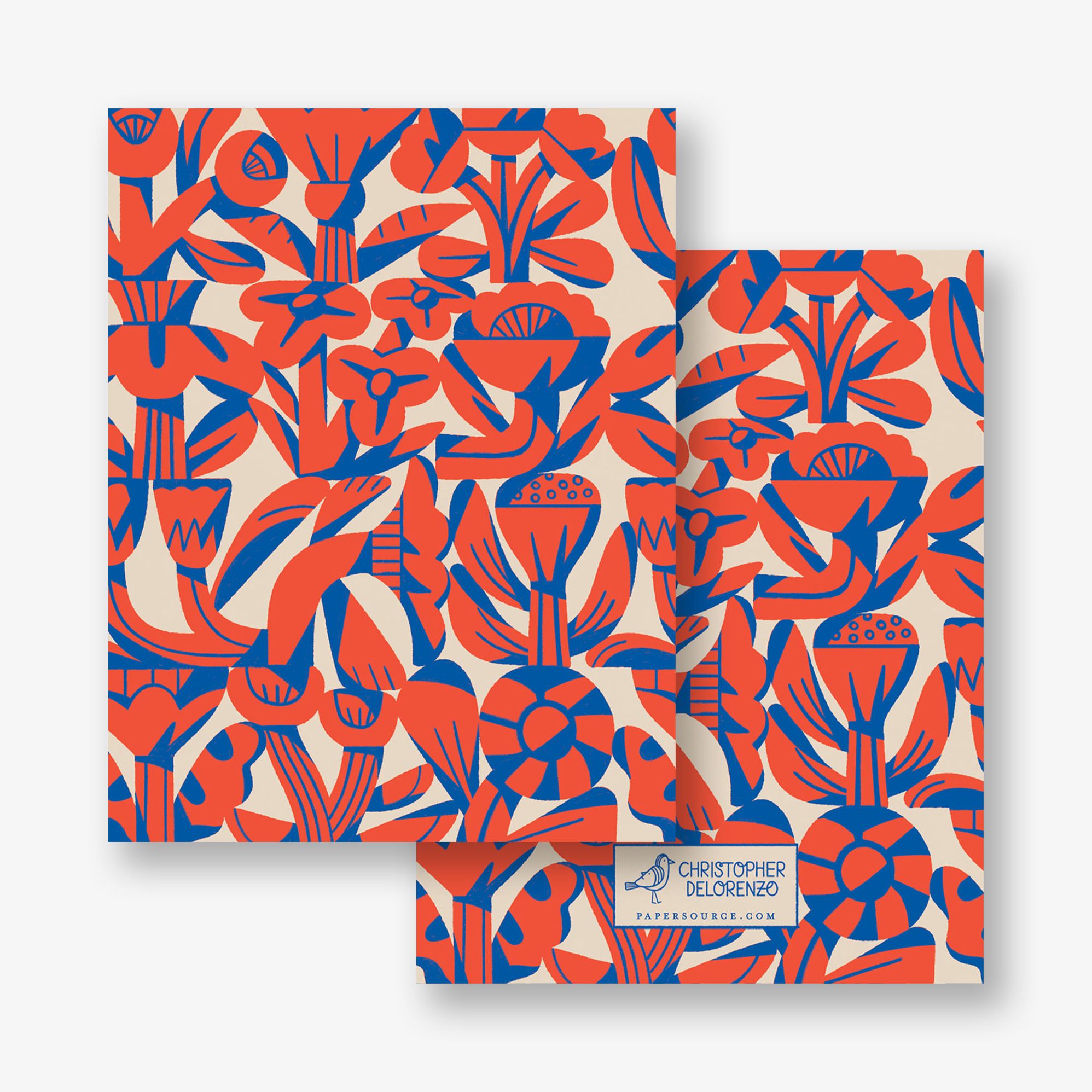 Flower Block Folded Stationery - Image 4