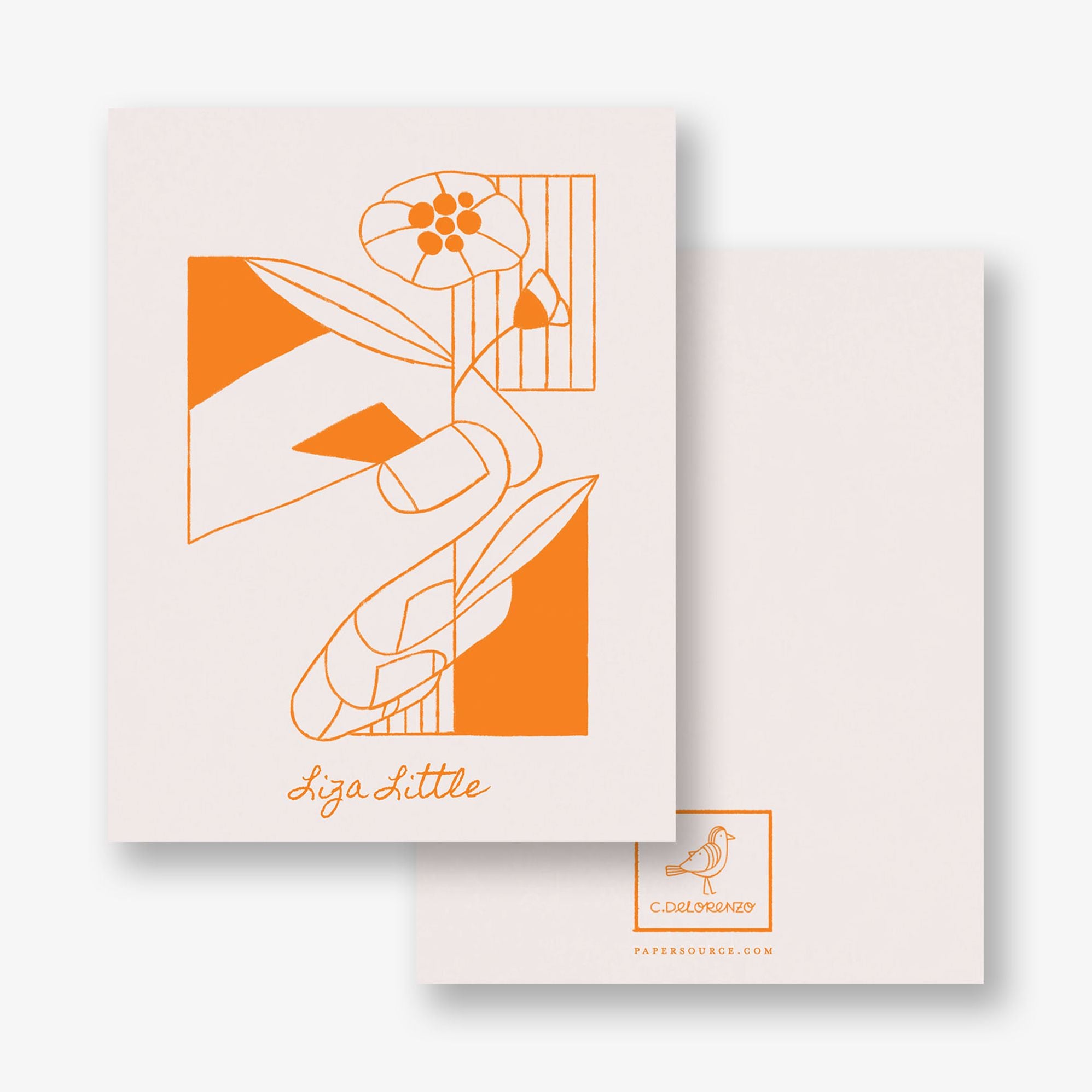 Flower Hand Folded Stationery - Image 2
