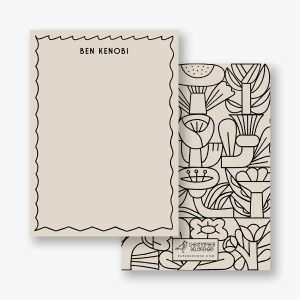 Flower Lines Stationery