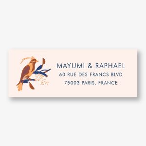 Aviary Return Address Label