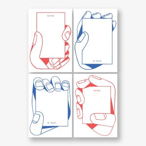Hands Personalized Notepad Set