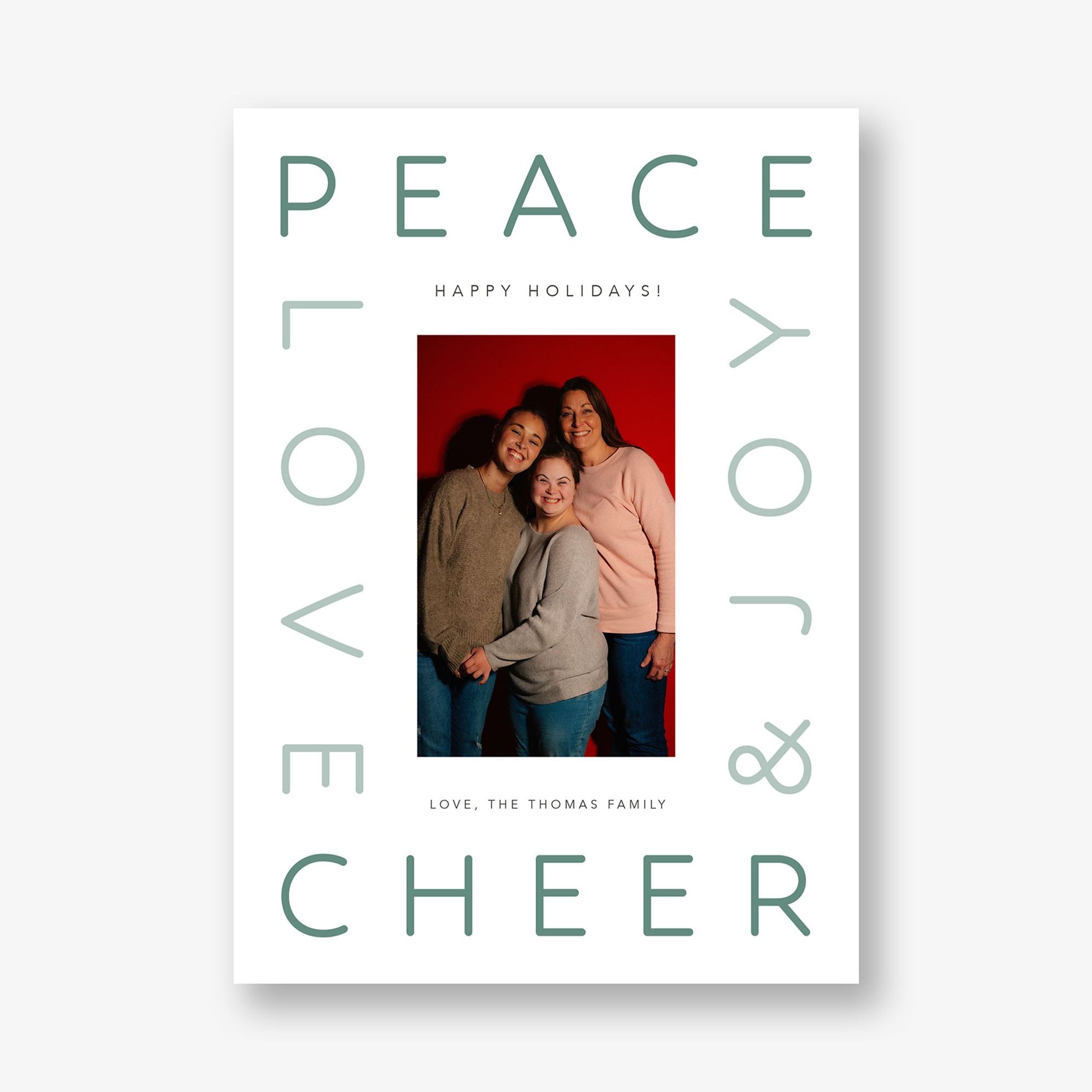 Modern Holiday Wishes Holiday Card - Image 2