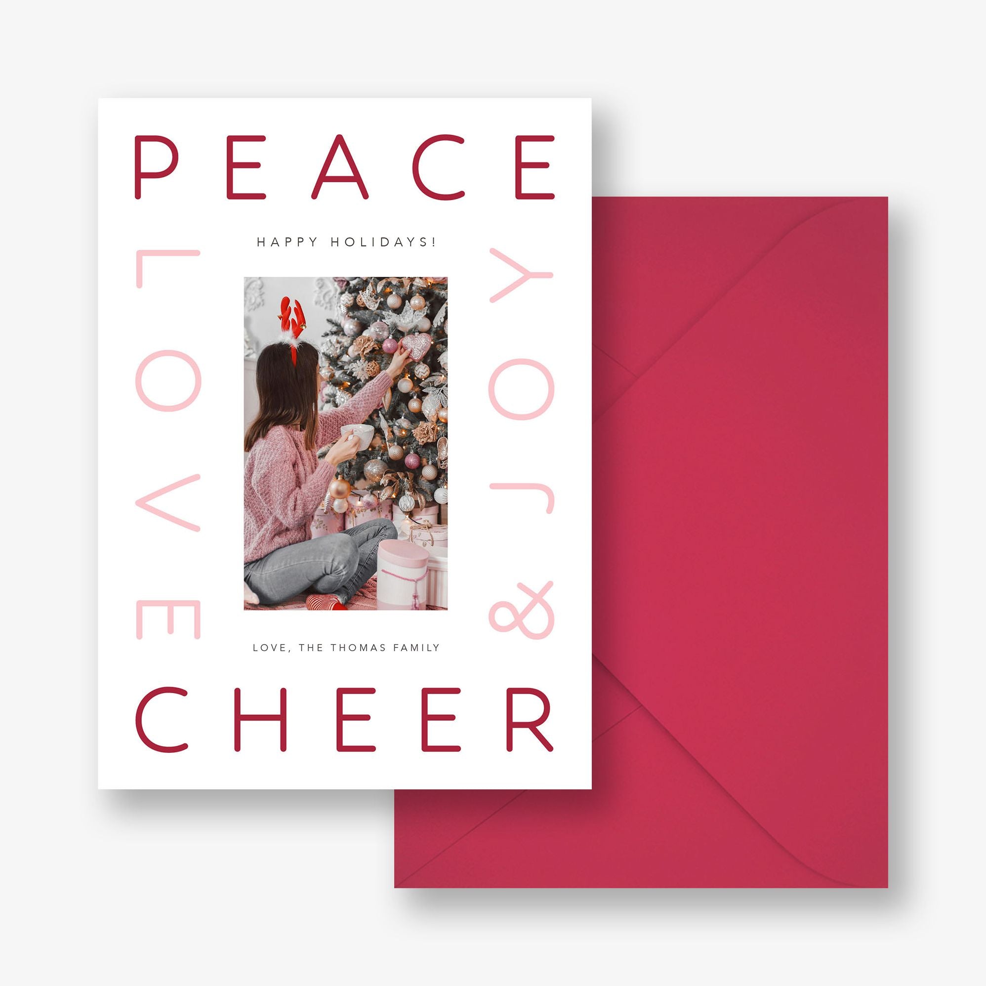 Modern Holiday Wishes Holiday Card - Image 3