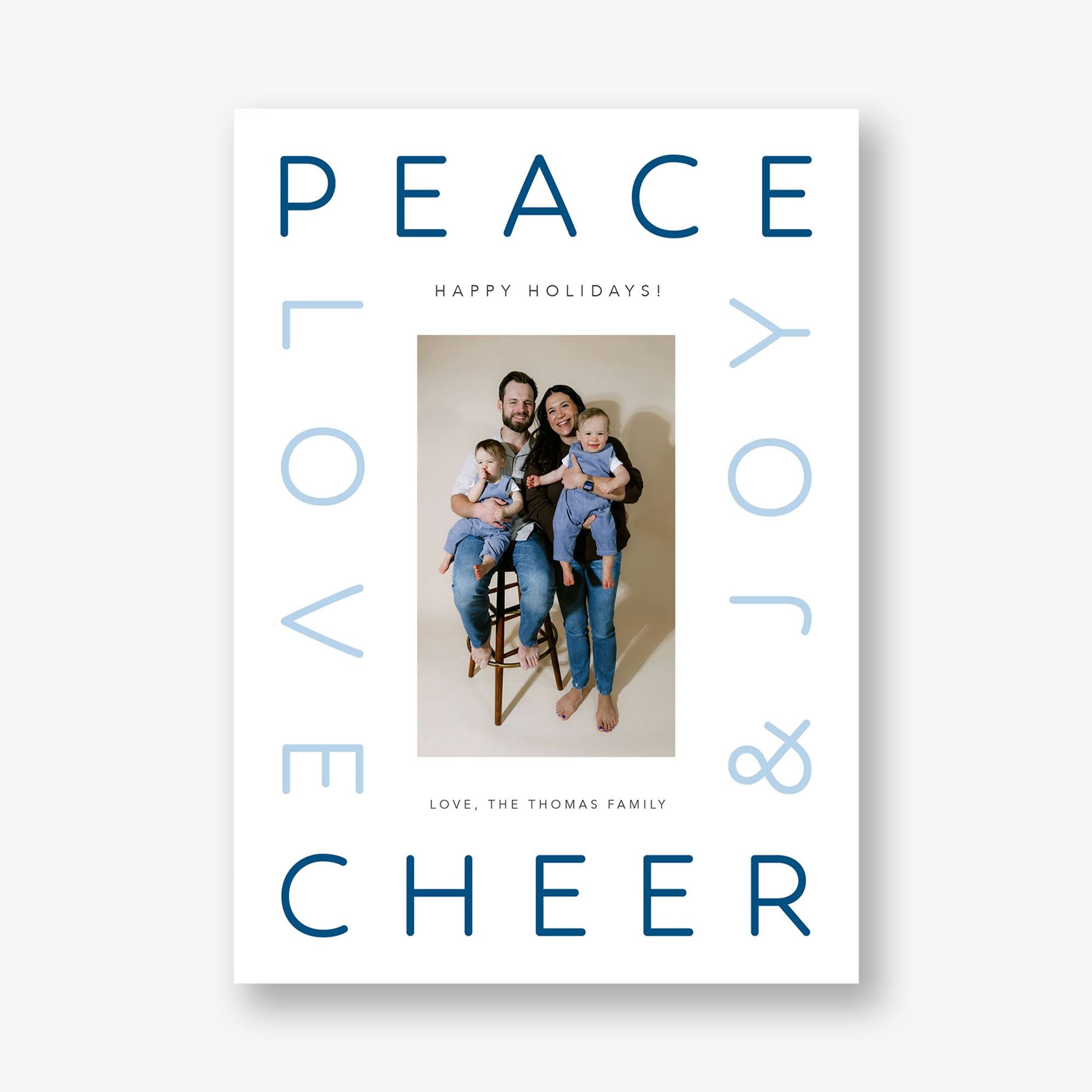 Modern Holiday Wishes Holiday Card - Image 4