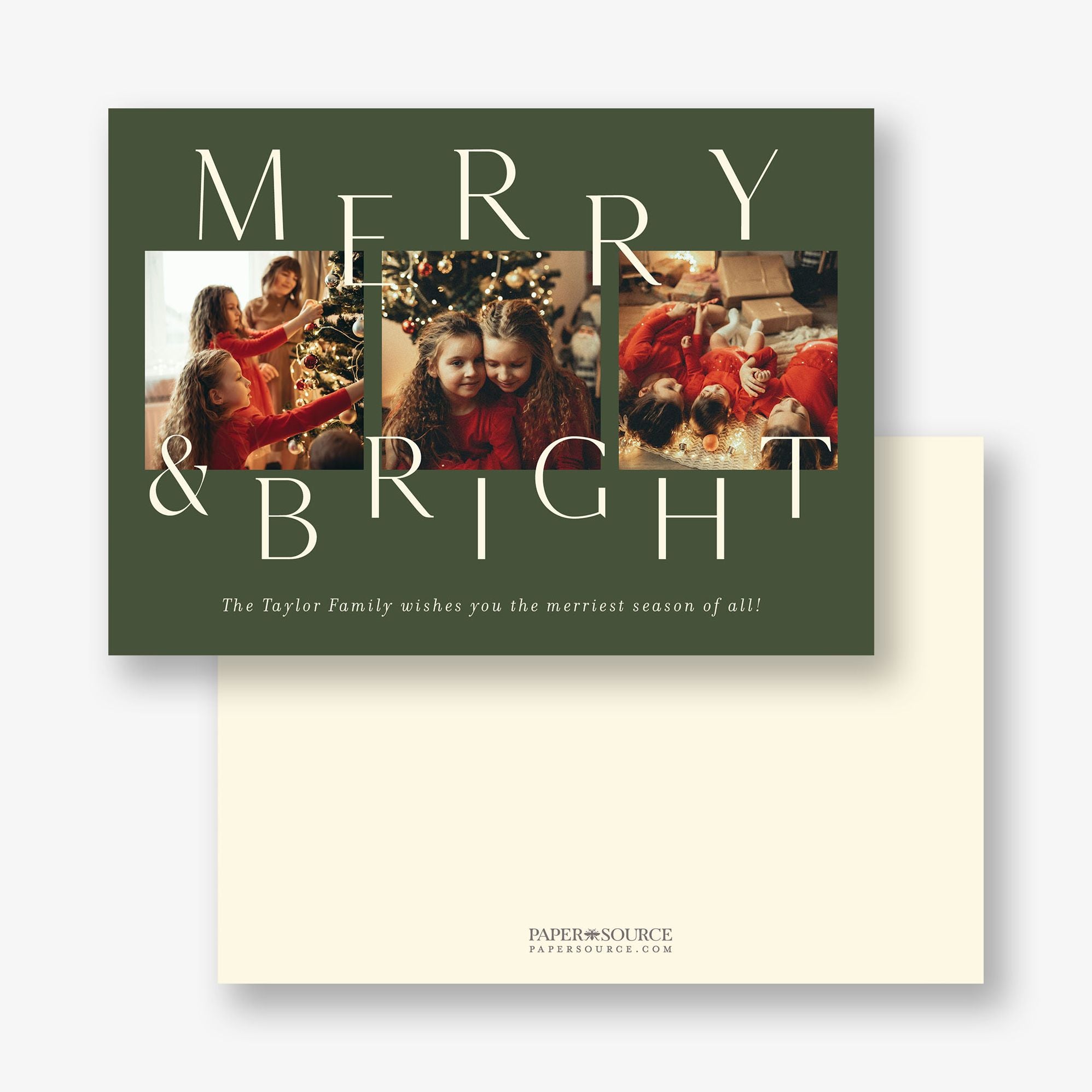 Dancing Letters Holiday Photo Card - Image 3