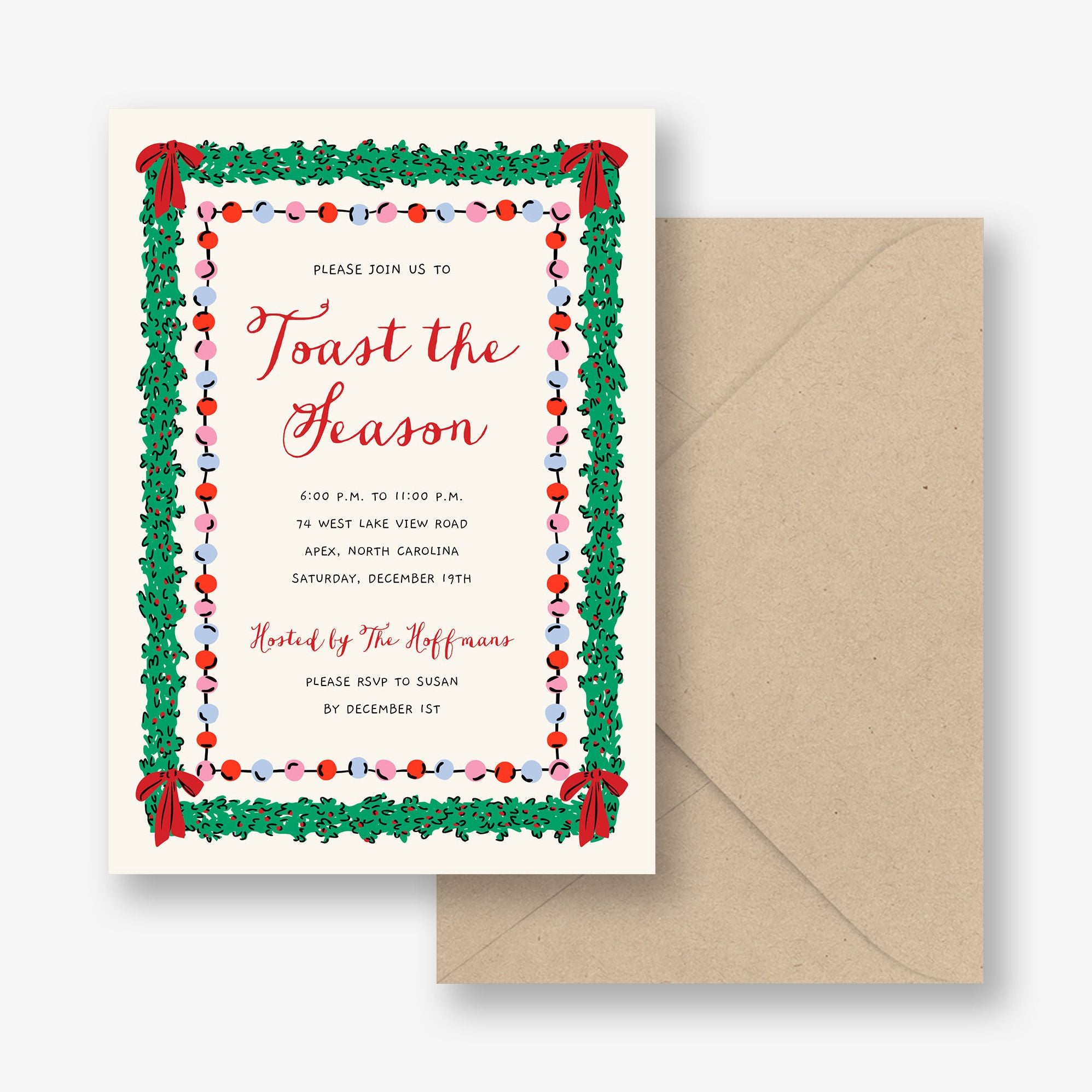 Holidazzle Holiday Party Invitation - Image 2