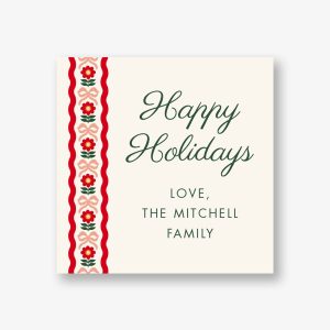 Bows and Blooms Gift Tag