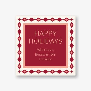 Retro Diamond Gift Tag