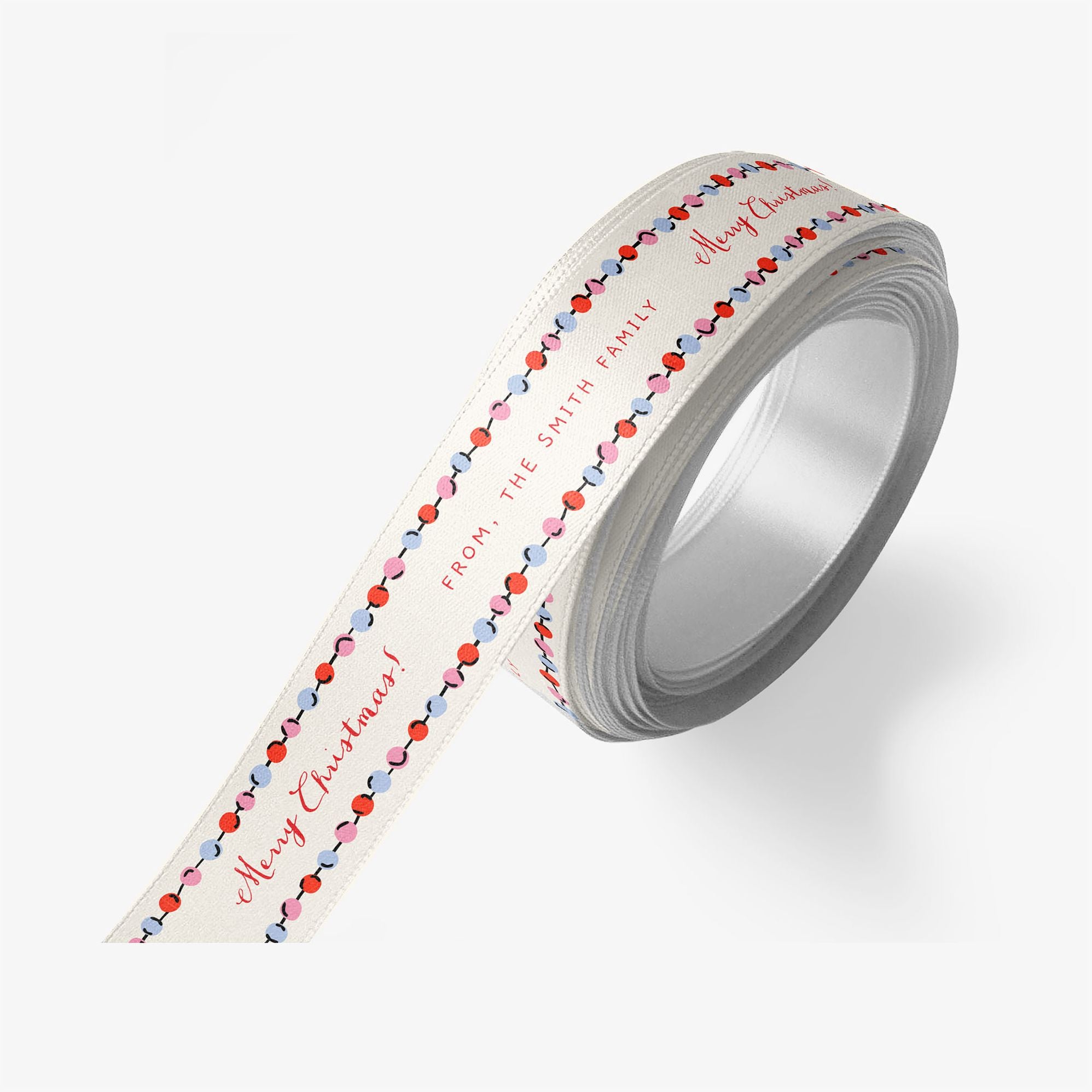 Holidazzle Garland Custom Ribbon 10 Yard Spool