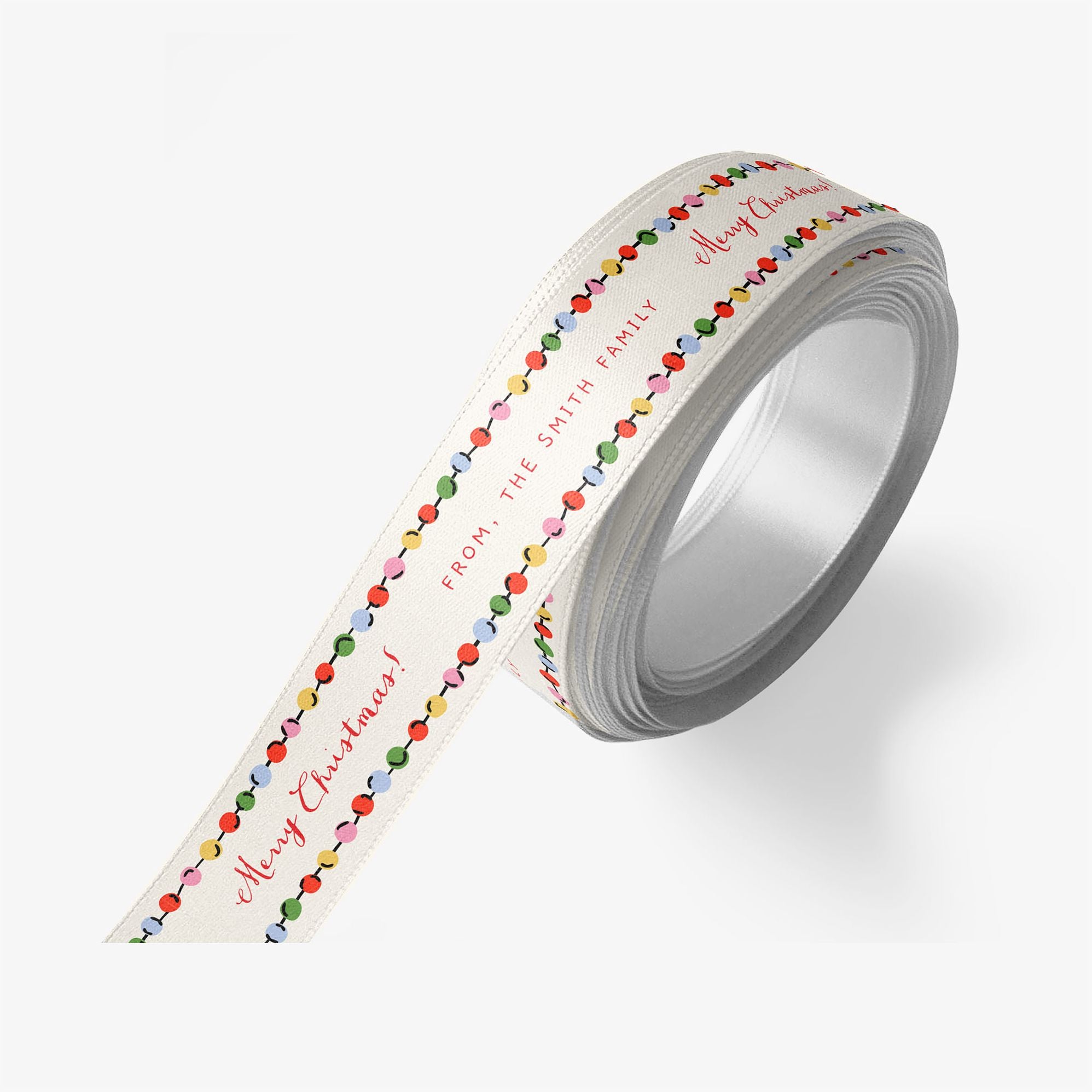 Holidazzle Garland Custom Ribbon 10 Yard Spool - Image 2