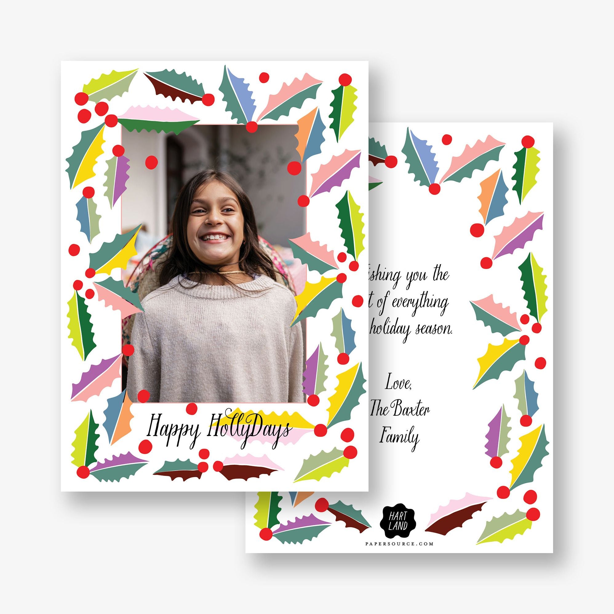 Holly Days Holiday Photo Card - Image 2