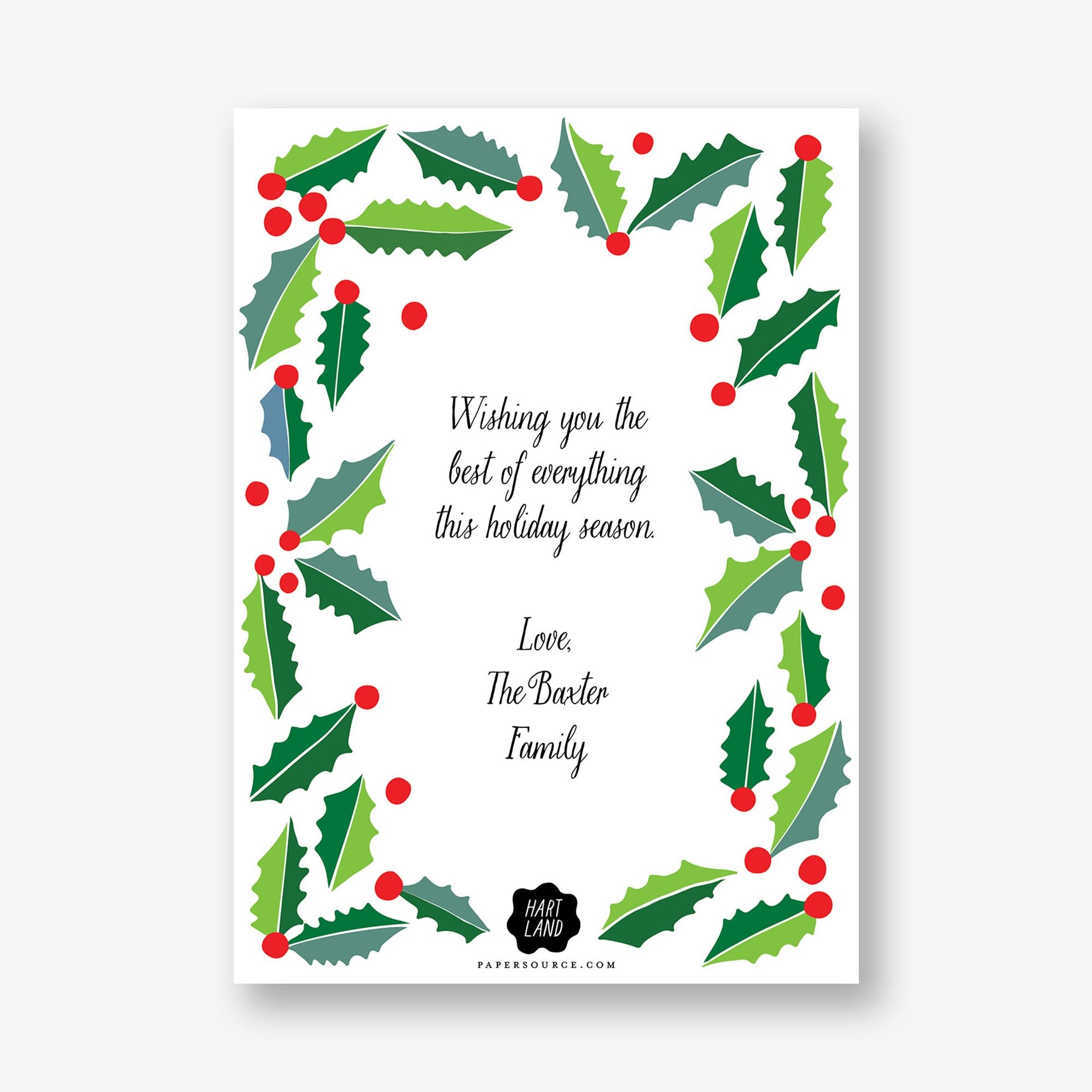 Holly Days Holiday Photo Card - Image 3