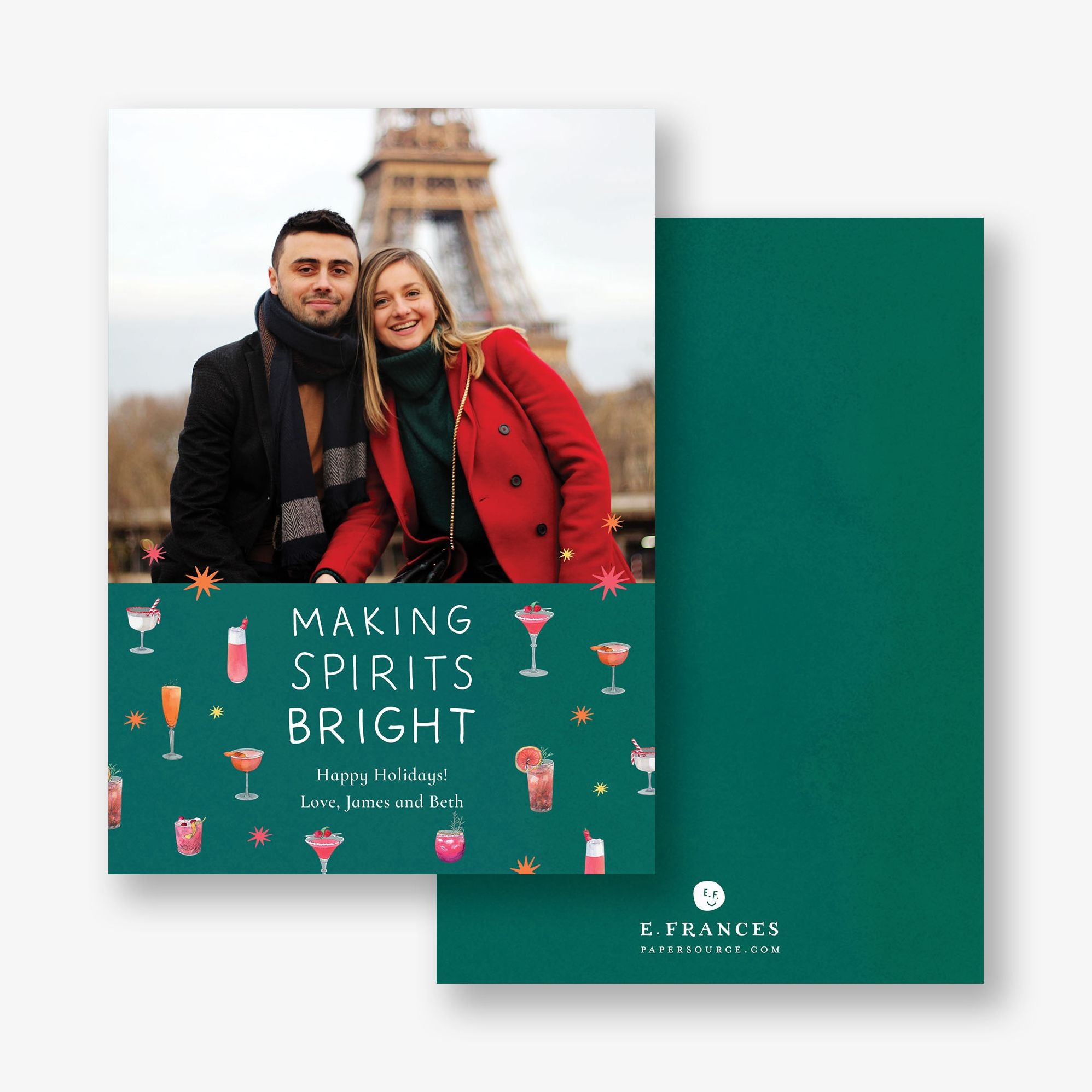 Making Spirits Bright Holiday Photo Card - Image 3