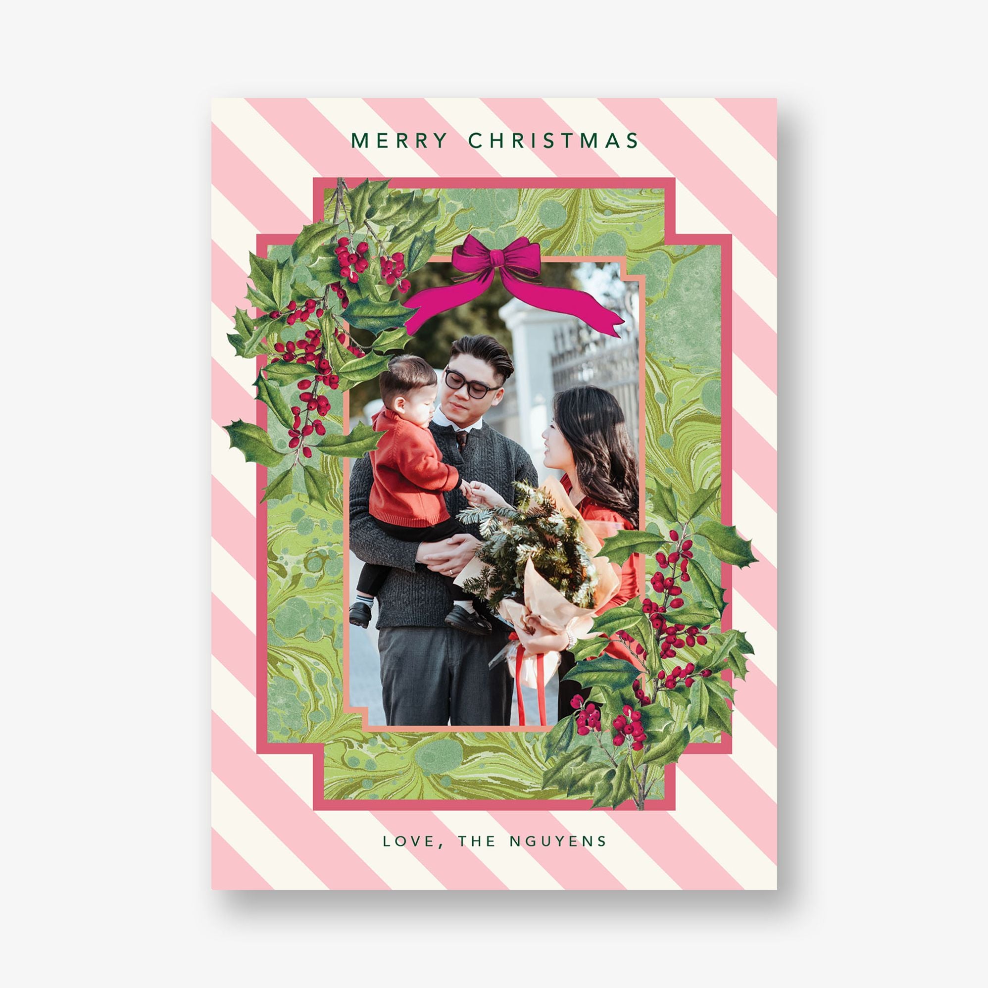 Holly Haven Holiday Photo Card