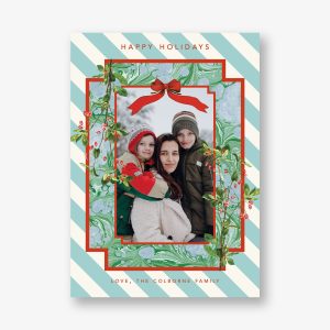 Mistletoe Majesty Holiday Photo Card