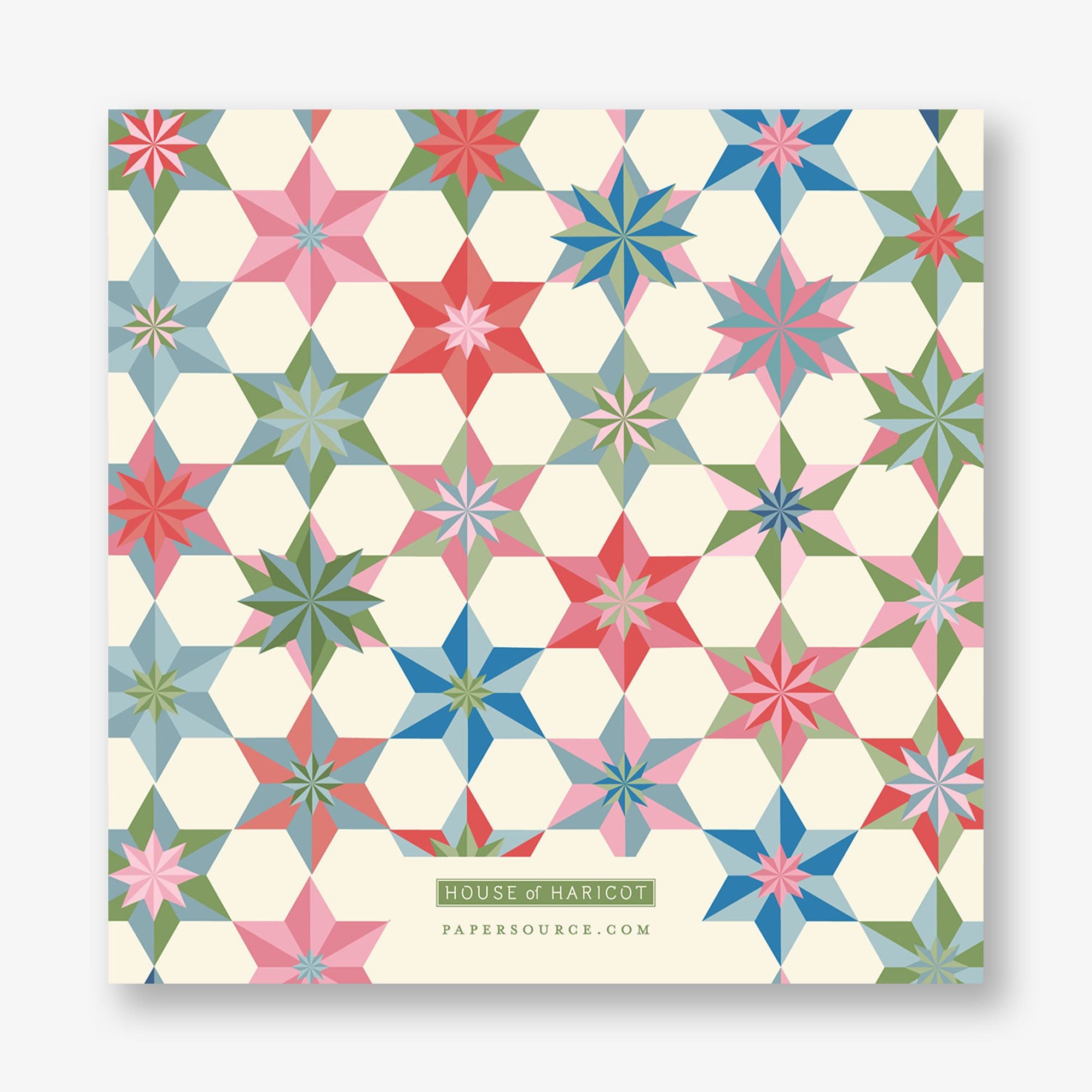 Quilted Stars Holiday Photo Card - Image 2