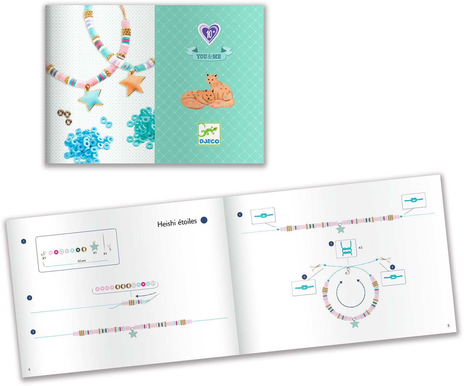 DJECO You & Me Star Heishi Bracelet Kit - Image 4