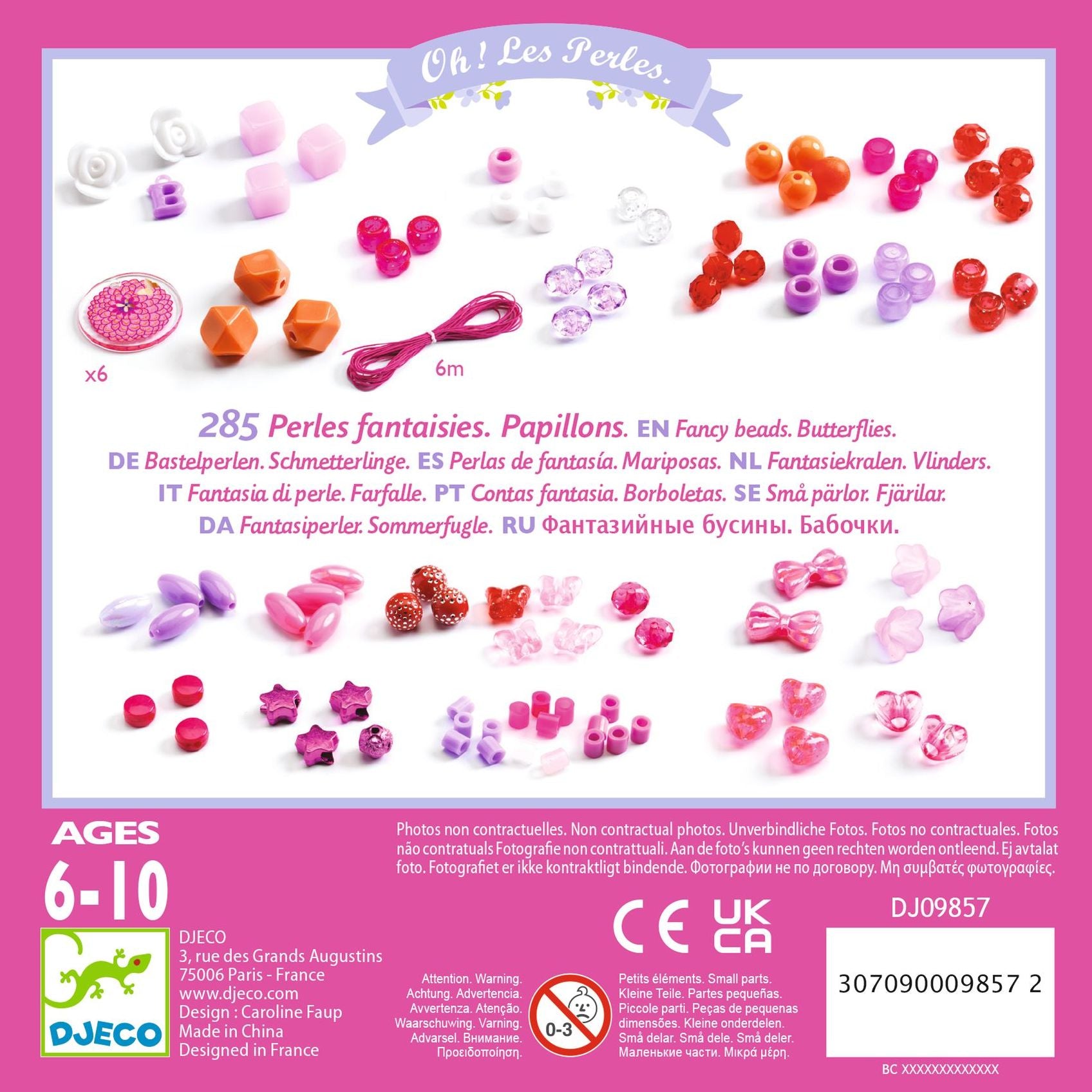 DJECO Butterflies Beads and Jewelry Kit - Image 5