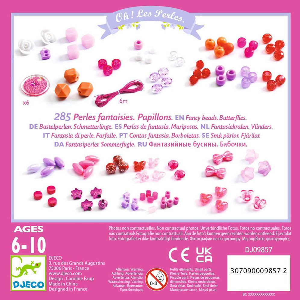 DJECO Butterflies Beads and Jewelry Kit - Image 9