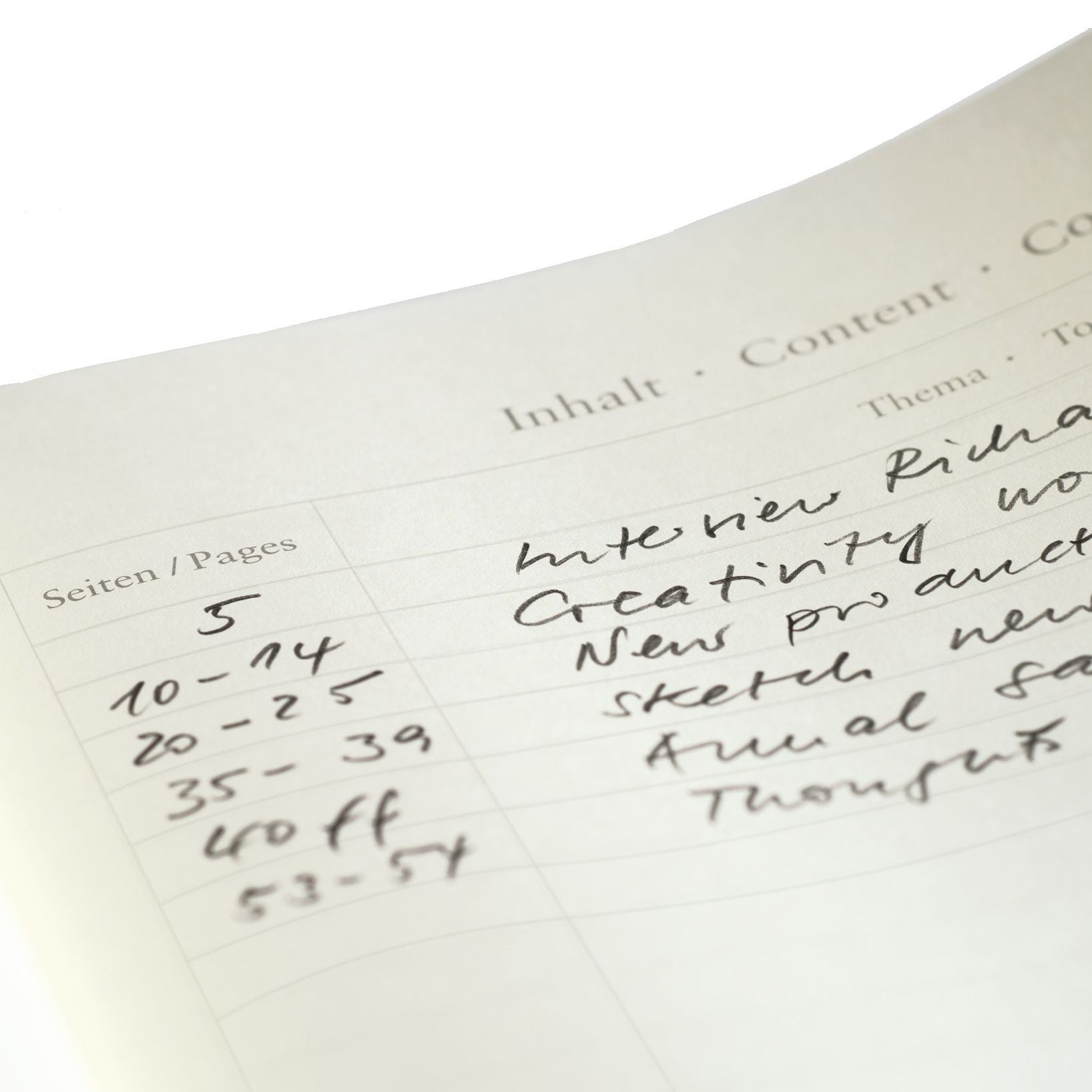 Leuchtturm Navy Ruled Page Softcover Paperback Notebook - Image 2