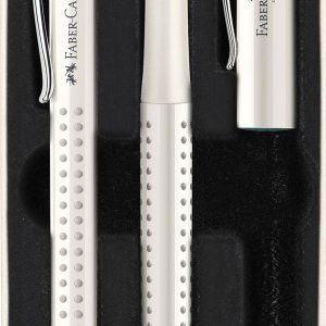 Harmony Fountain & Ballpoint Pen Gift Set. Coconut Milk